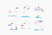 Pew-Pew! Illustration Kit, a Templates & Theme by ls-illustrations (Thumbnail 5 of 6)