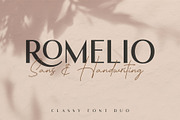 Romelio - Font Duo, a Sans Serif Font by Arterfak Project (Thumbnail 1 of 15)