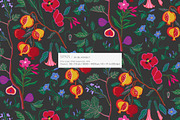 Spanish Botanical Floral Pattern, a Pattern Graphic by likorbut (Thumbnail 9 of 12)