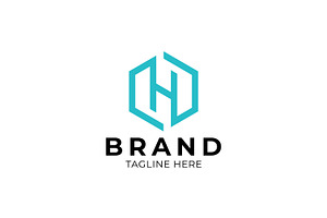 Logo Minimalist Hexagon Letter H, a Branding & Logo Template by Signatoro
