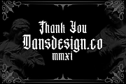 BASILOCA Modern Blackletter, a Blackletter Font by dansdesign (Thumbnail 8 of 8)