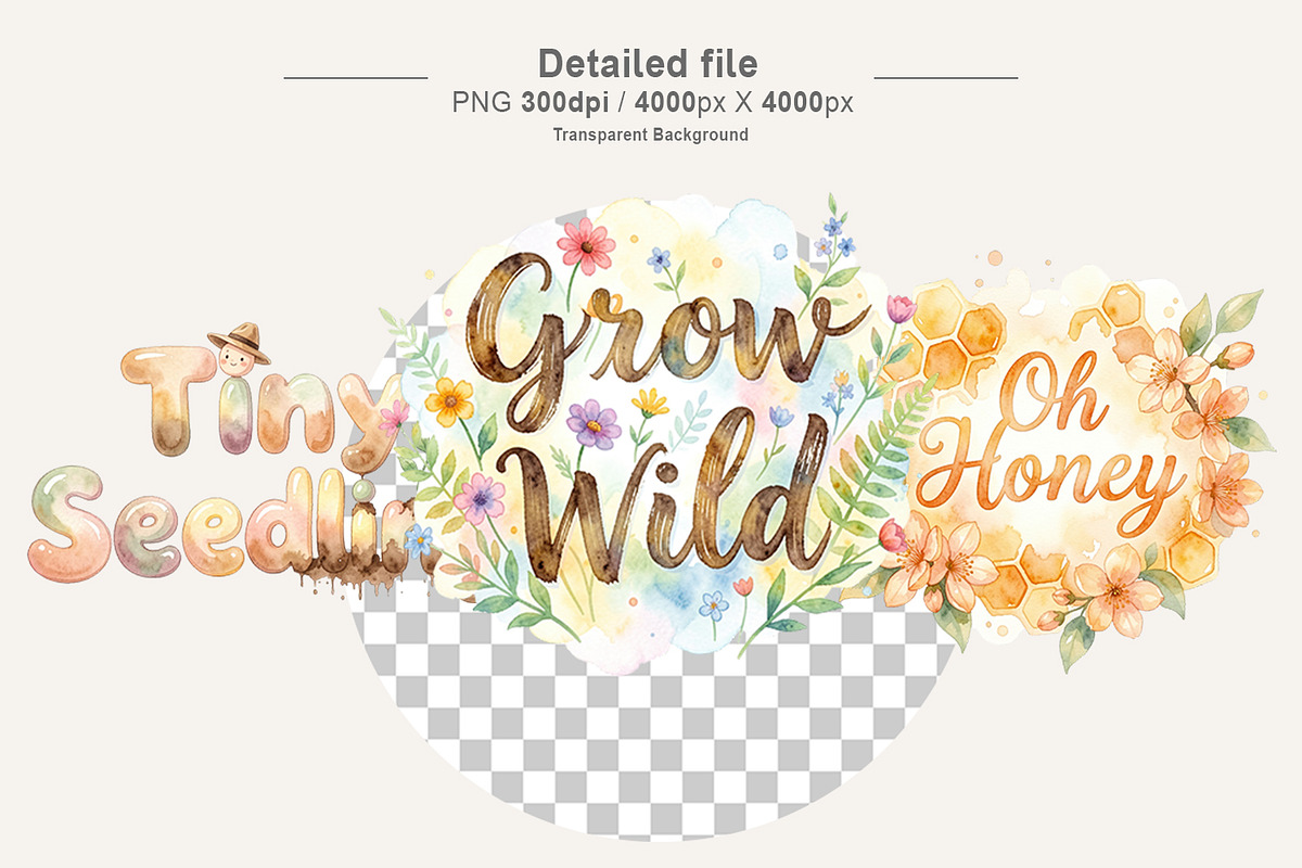 Grandma Garden Sublimation PNG, an Illustration by Artnoy (Photo 3 of 8)