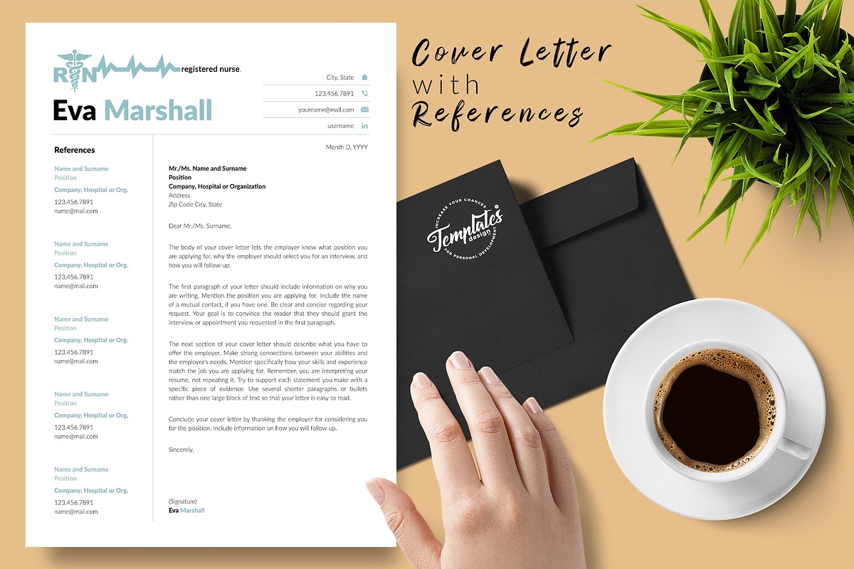 Nurse CV Design / Resume - Eva, a Resume Template by Templates Design Co. (Photo 7 of 17)