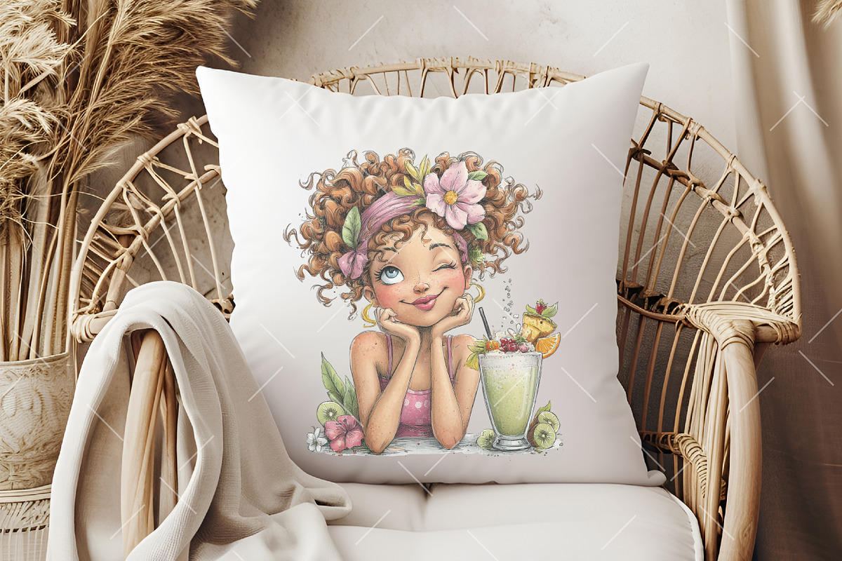 Whimsical Summer Clipart Bundle, an Illustration by OK Design (Photo 6 of 6)