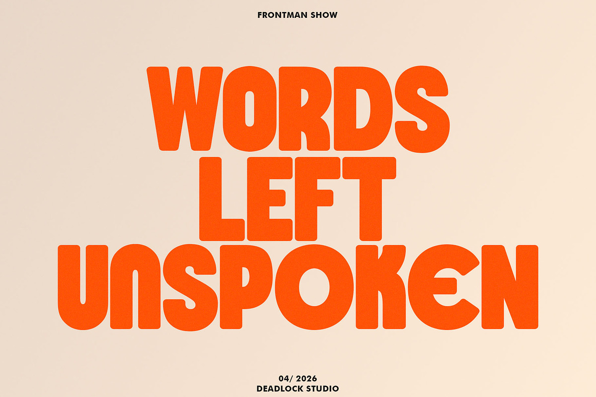 Frontman Show, a Sans Serif Font by deadlock studio (Photo 4 of 10)