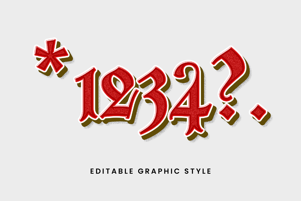 Gothic Engraved 3D Text Effect preview 2