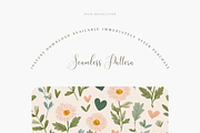 Floral Daisy Seamless Pattern PNG wi, a Pattern Graphic by Pati Charm Studio (Thumbnail 2 of 7)