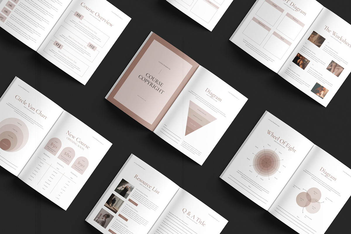 Course Workbook Template, a Magazine Template by DesignCrest (Photo 9 of 12)