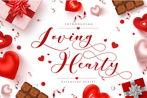 Loving Hearty | Valentine Script