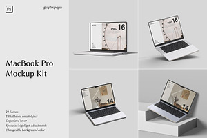MacBook Pro Mockup Kit
