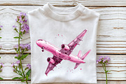 Girly Pink Summer Vacation Clipart, an Illustration by OK Design (Thumbnail 5 of 6)