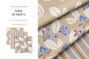 Lumi Berries Kids Seamless Patterns, a Pattern Graphic by PROTEA Watercolor Studio (Thumbnail 3 of 9)