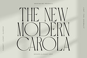 Carola | Modern Serif, a Serif Font by Muntab_Art (Thumbnail 1 of 10)