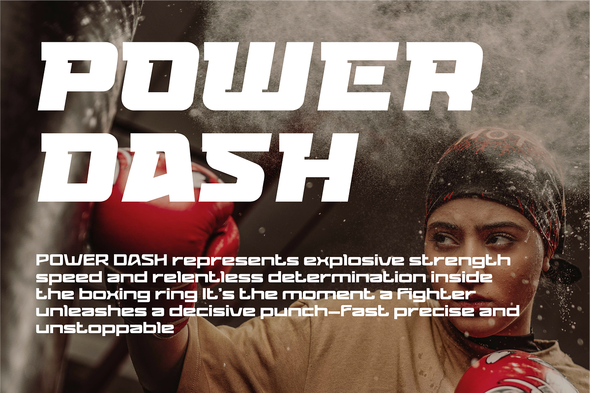 Regal - Bold Sport Display Font, a Sans Serif Font by Vroz Studio (Photo 7 of 8)