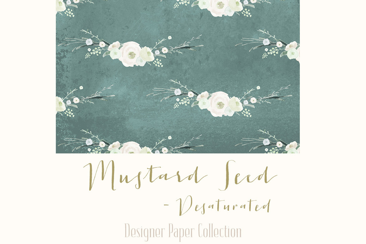 Papers - Mustard Seed Desaturated, a Pattern Graphic by Create The Cut (Photo 3 of 4)