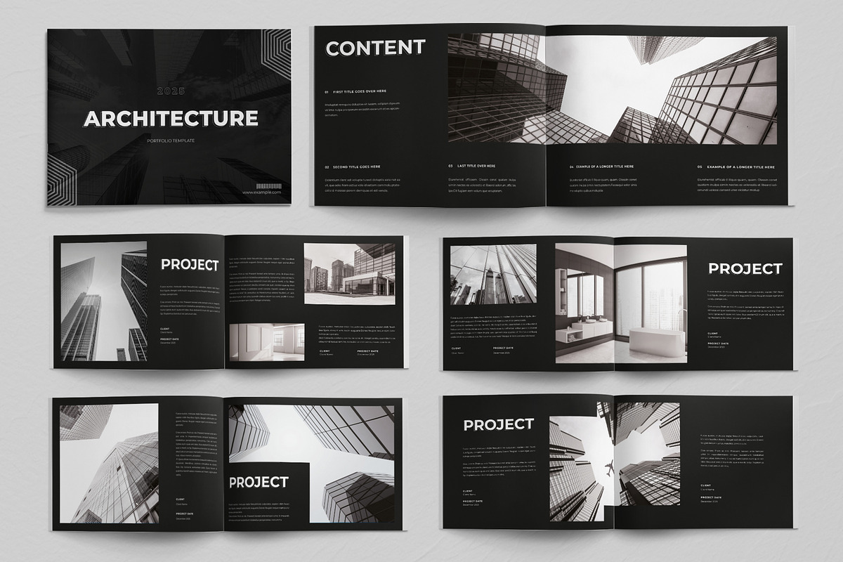 Architect Portfolio Layout Landscape, a Magazine Template by ContestDesign (Photo 1 of 3)