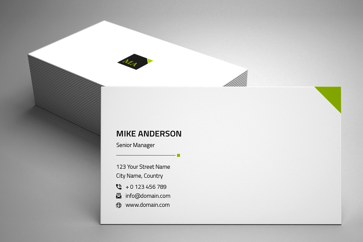 Minimal Business Card, a Business Card Template by designSultan (Photo 2 of 4)