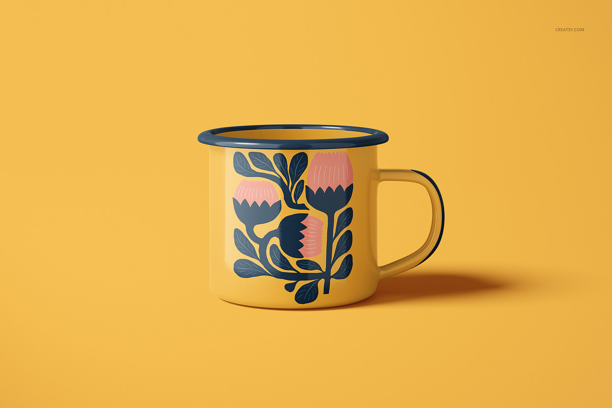 360ml Enamel Mug Mockup Set, a Cups & Container Mockup by creatsy5 (Photo 14 of 30)
