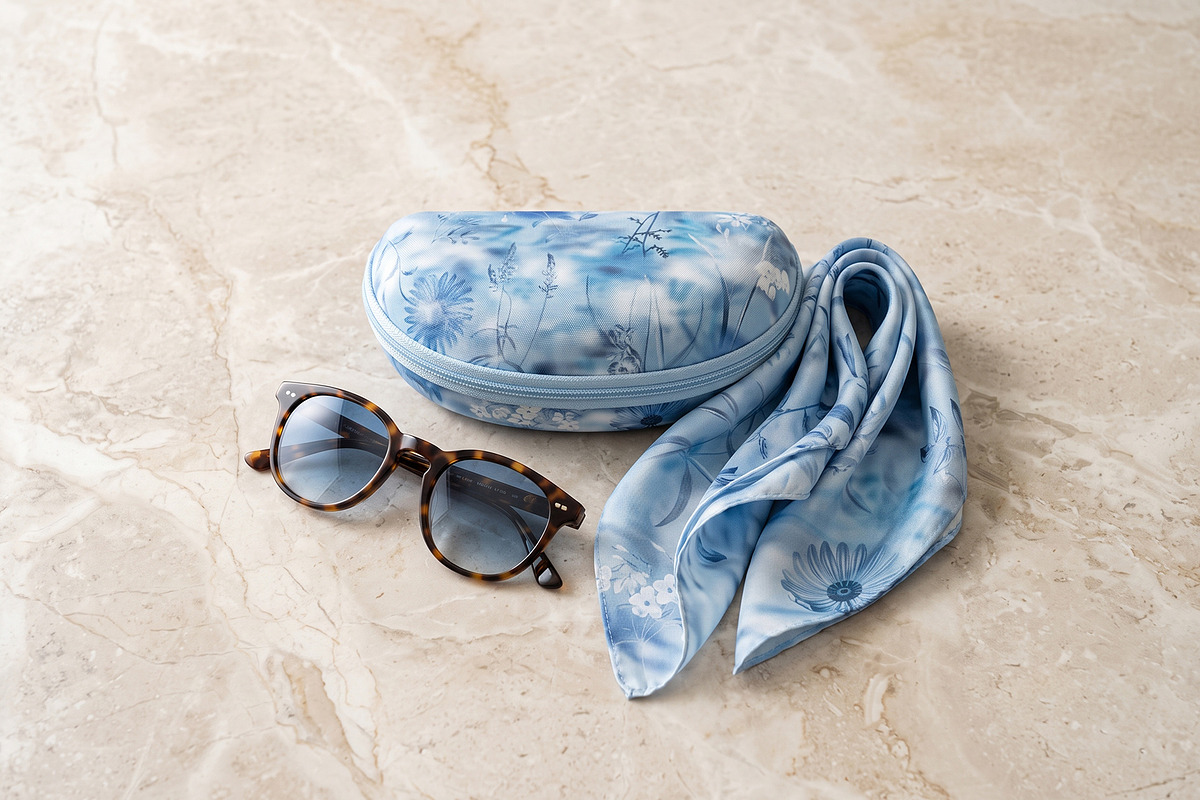 Soft Blue Floral Pattern, a Pattern Graphic by texvogue (Photo 9 of 12)