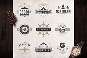 50 Outdoor logos and badges, a Branding & Logo Template by Vasya Kobelev (Thumbnail 7 of 19)