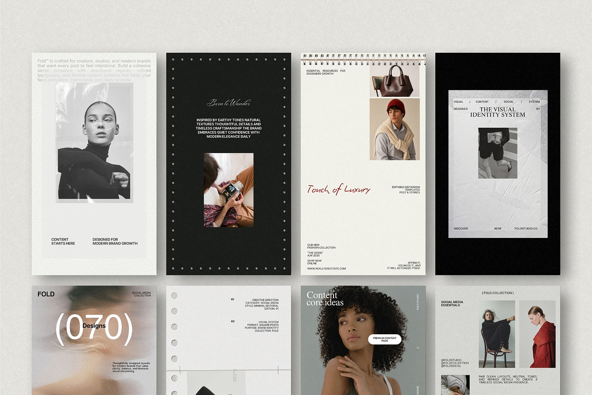 FOLD | Instagram STORIES Bundle, a Social Media Template by Pixel Grid (Photo 8 of 10)