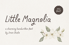 Little Magnolia - A Handwritten Font