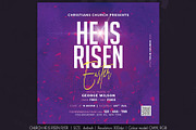 Church He is Risen Flyer, a Flyer Template by Artolus (Thumbnail 1 of 2)