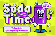 Boldova - Bold Funky Retro, a Sans Serif Font by Brand_Hero (Thumbnail 7 of 10)