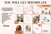 50 Boho Instagram Template Canva, a Social Media Template by Daily Creative (Thumbnail 4 of 6)