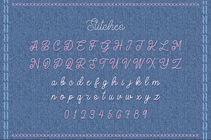 Stitches Font