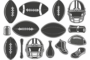 American football ball sports play, a Sports & Recreation Photo by Pixeness Studio