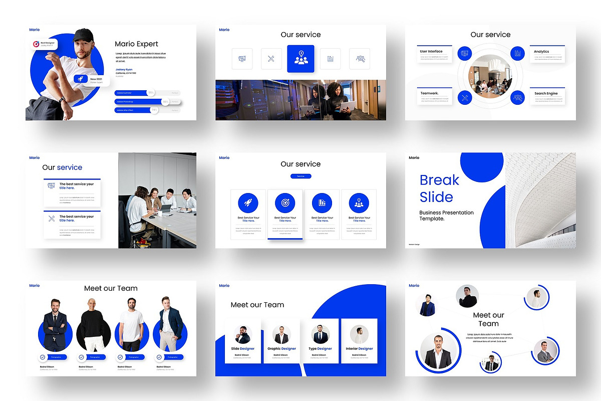 Mario – Business Keynote Template, a Presentation Template by Dens Creative Studio (Photo 3 of 6)