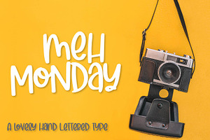 Meh Monday - Lovely Type