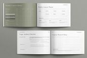 Social Media Planner Landscape, a Magazine Template by E-Type (Thumbnail 3 of 7)