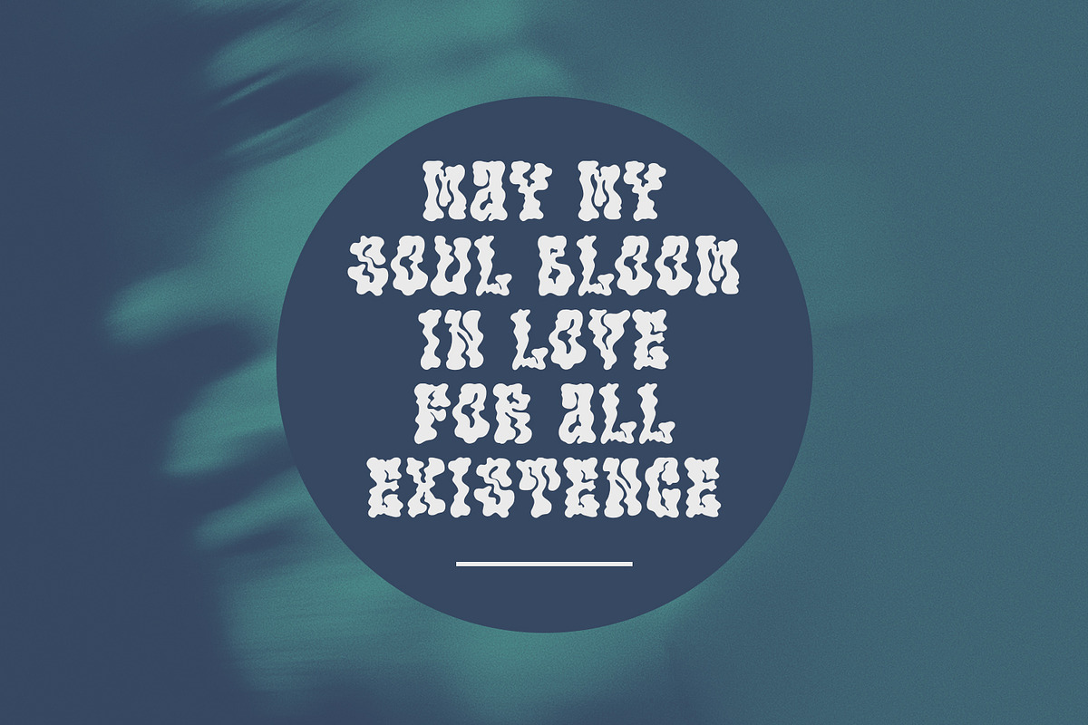 Vealleaes Experimental Display Font, a Handwritten Font by Maulana Creative (Photo 6 of 7)