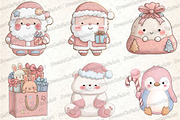 Pastel Kawaii Christmas Clipart, an Illustration by DreamCafeArt (Thumbnail 8 of 8)