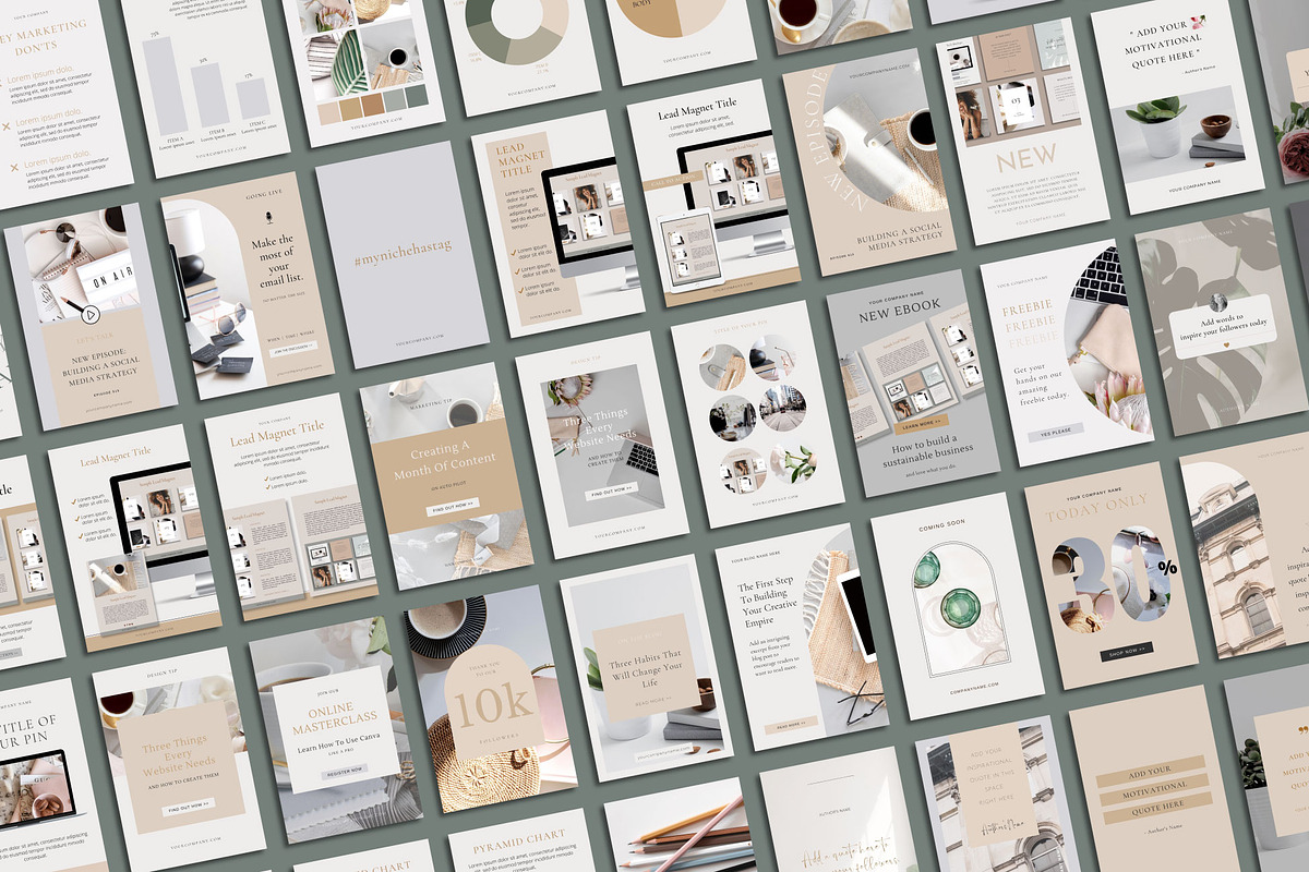 Canva Social Media Bundle - Modern, a Social Media Template by Her Creative Studio (Photo 8 of 8)