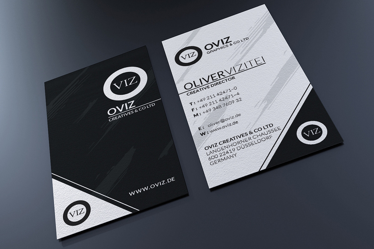 Black And White Business Card, a Business Card Template by Marvel (Photo 2 of 4)