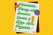 Sundries Bold Script with Extruded, a Script Font by Angin Studio (Thumbnail 13 of 18)