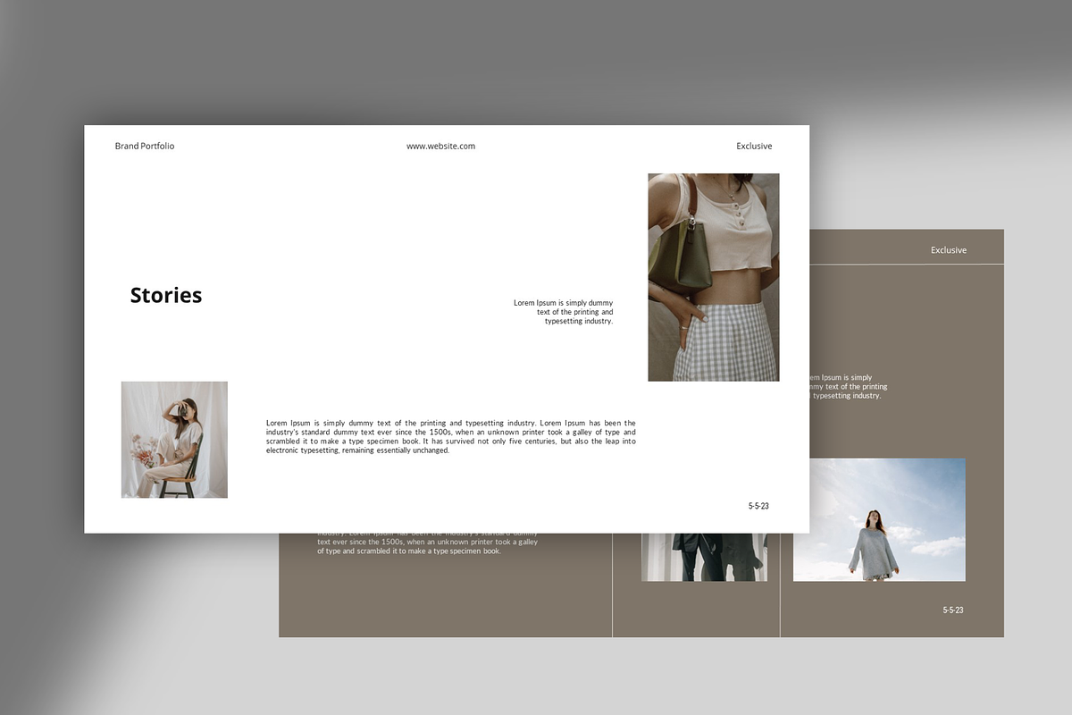 Brand Portfolio Presentation, a Presentation Template by Spesifikstd (Photo 2 of 7)