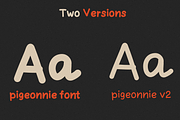 Pigeonnie | Handwritten Display Font, a Handwritten Font by Ashiya Pixel (Thumbnail 5 of 7)