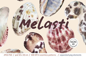Melasti. Seamless pattern