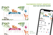 Virtual Baby Shower - Woodland, an Invitation Template by plaidGecko (Thumbnail 2 of 5)