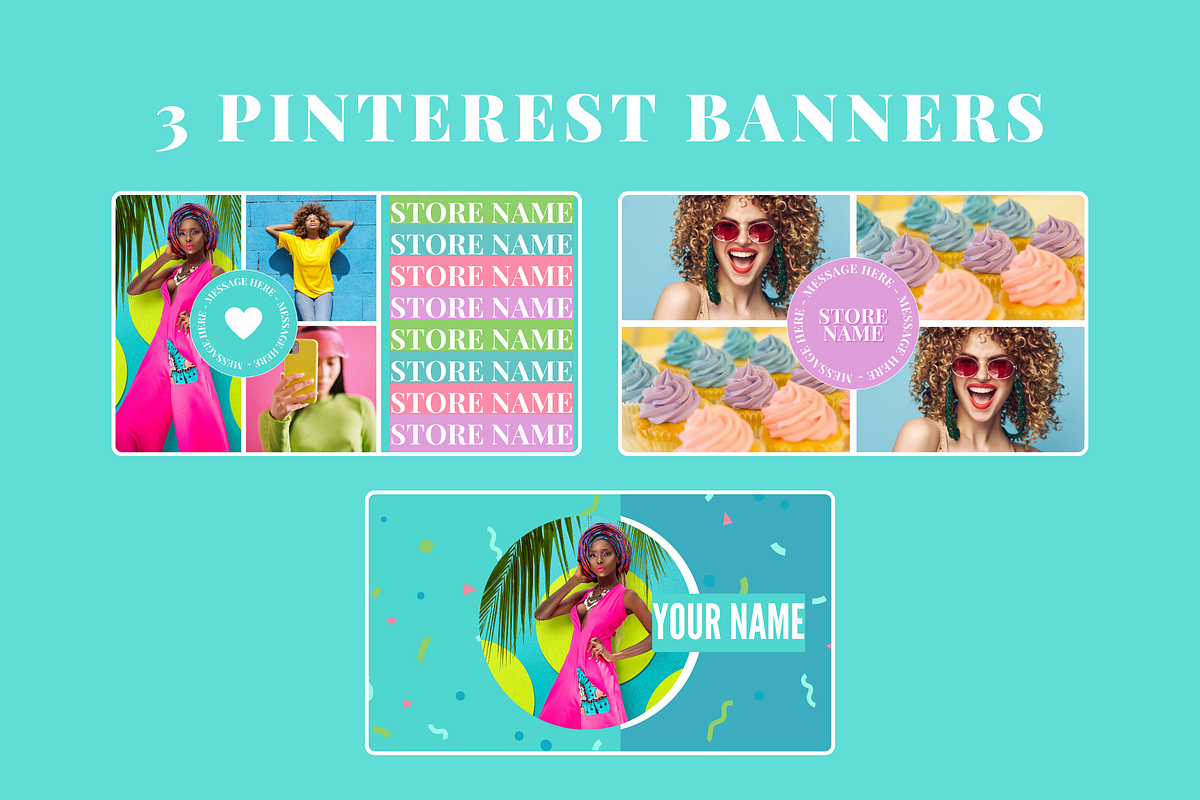 Colorful Social Media Templates, a Social Media Template by SunshineStudioBoutique (Photo 7 of 9)