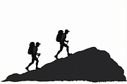 Adventure Trekking Vector Pack, an Illustration by musafir_fashion (Thumbnail 17 of 21)