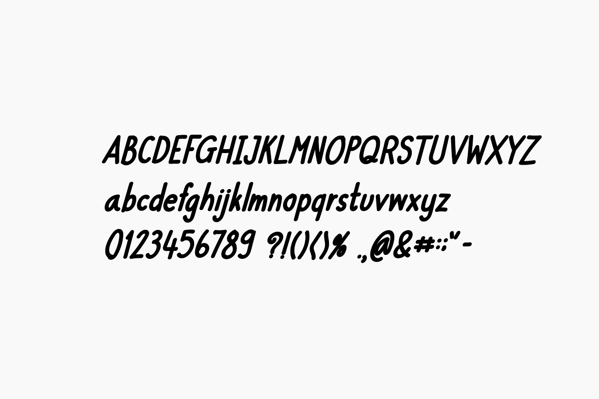 Round A, a Script Font by TKDoodle (Photo 7 of 8)