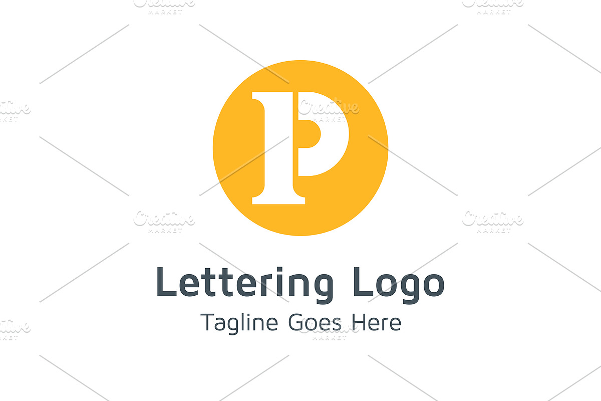 20 Logo Lettering P Template Bundle, a Branding & Logo Template by Acongraphic (Photo 20 of 21)