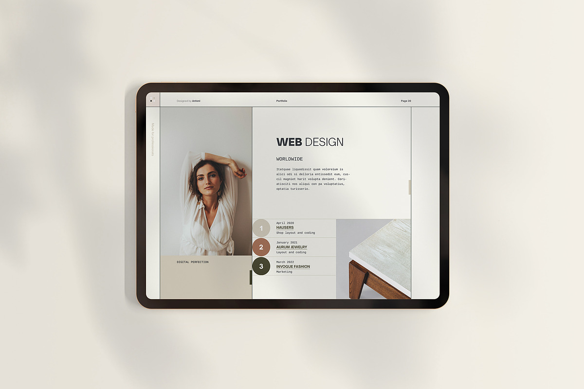 Antoni - Portfolio for Creatives, a Brochure Template by Imagination Area (Photo 7 of 16)