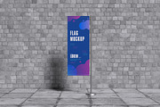 Flag Banner Mockup Bundle Set, an Advertising Mockup by Rielismee (Thumbnail 2 of 5)
