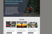 Bicycle Website Template, a Websites & App Template by Ordasoft (Thumbnail 3 of 3)